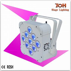 Stage light 9*15w wireless led battery par light