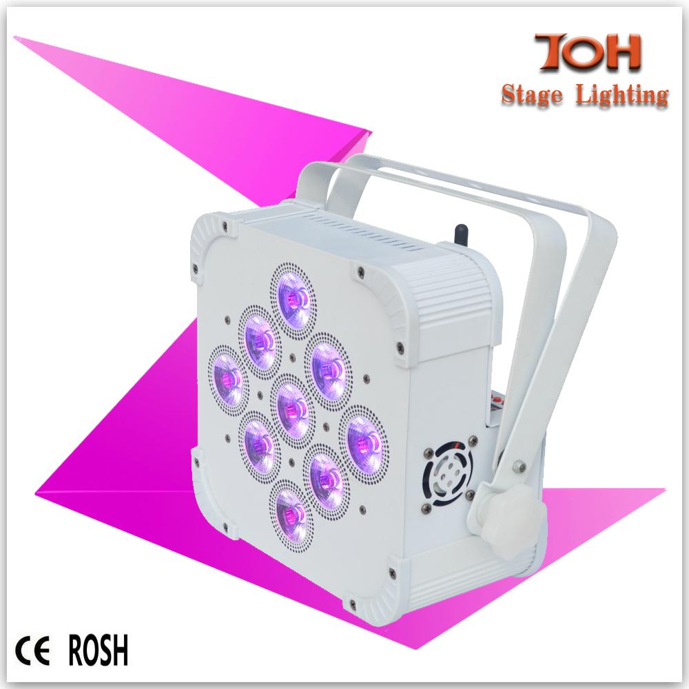 Stage light 9*15w wireless led battery par light 3