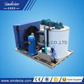 Flake ice machine for seafood fishery freezing with Bitzer Compressor 3