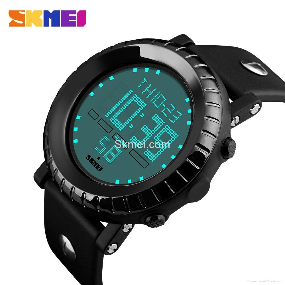 Best digital waterproof watch for men Skmei DG1172 sport watch EL light 2