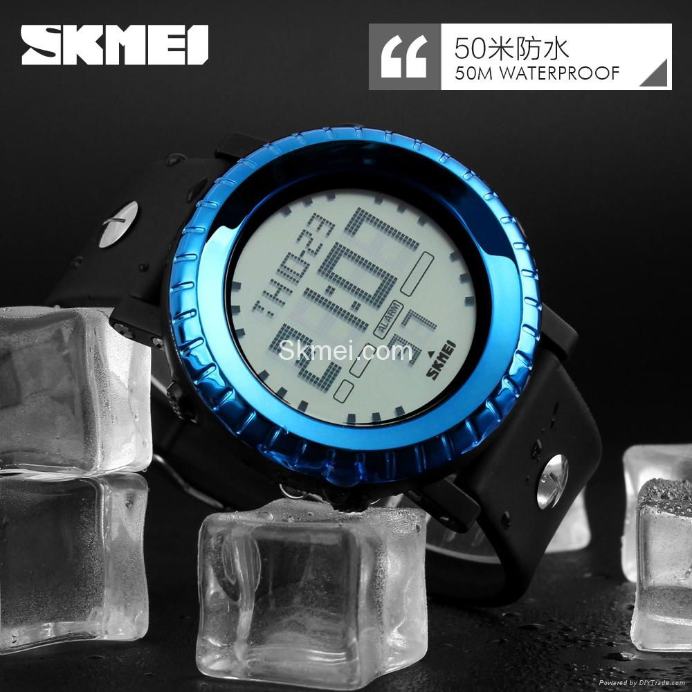 Best digital waterproof watch for men Skmei DG1172 sport watch EL light 4