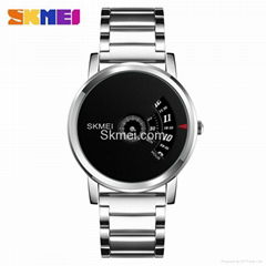 2017 latest mens designer watches Japan quartz movement stainless steel watch