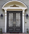 Unique Design Hand Crafted Iron Ornamental Doors 1