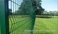 2017popular pvc coated welded fence post