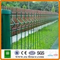 2017popular pvc coated security field fence 4