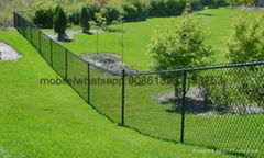 good quality galvanized pvc coated chain link fence
