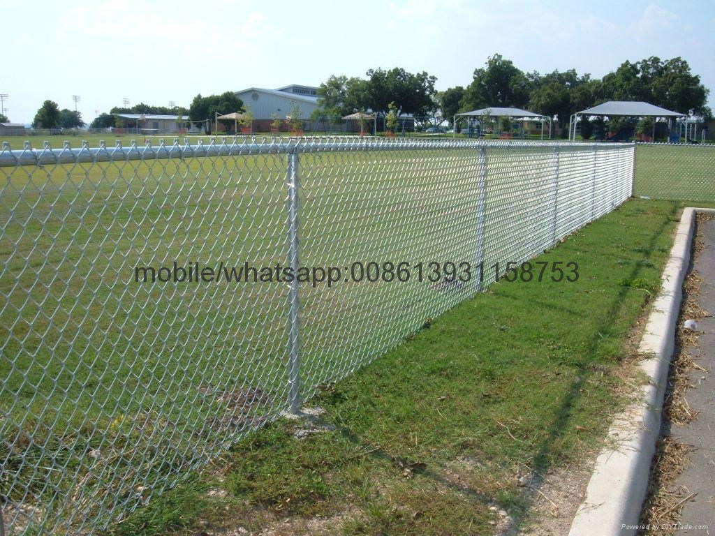 50*50mm chain link wire mesh construction fence 4