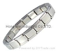 DIY stainless steel shiny bracalet