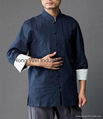 Linen Chinese style men's shirt