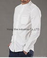 white long sleeve men's shirt chinese style 