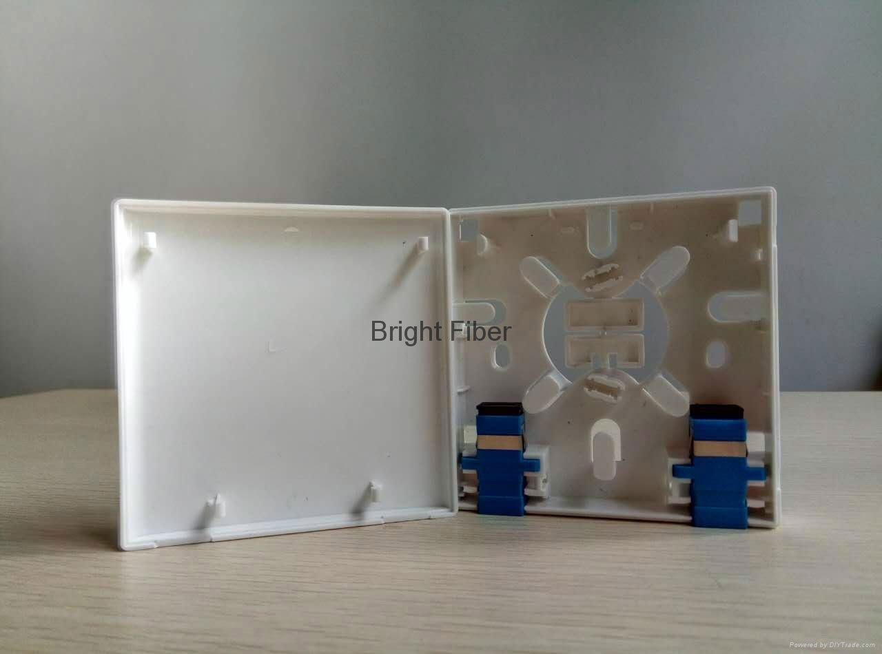 2 cores Mini fiber optic terminal box FTTH BOX 2