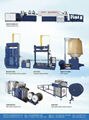 Auxiliary machine for woven bags 