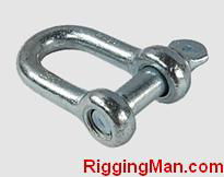 EUROPEAN TYPE LARGE DEE SHACKLE RIGGING  3