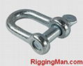 EUROPEAN TYPE LARGE DEE SHACKLE RIGGING  3