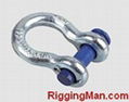 EUROPEAN TYPE LARGE DEE SHACKLE RIGGING  2