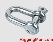 EUROPEAN TYPE LARGE DEE SHACKLE RIGGING 