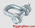 EUROPEAN TYPE LARGE BOW SHACKLE RIGGING HARDWARE 4