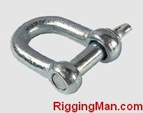 Rigging Hardware JIS TYPE SCREW PIN CHAIN SHACKLE WITH OR WITHOUT COLLAR