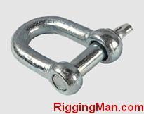 Rigging Hardware JIS TYPE SCREW PIN CHAIN SHACKLE WITH OR WITHOUT COLLAR 2