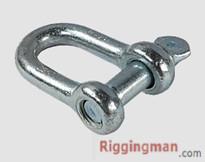 COMMERCIAL GRADE SCREW PIN D SHACKLE U.S TYPE RIGGING 