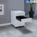 Metal Manual Mobile Filing Storage System 3 Drawer File Cabinet 1