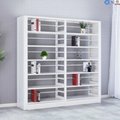 Modern metal library book shelf with adjustabled bookends 3