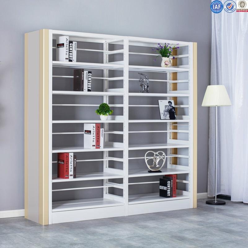 Double Column and Double Side Metal Book Shelf 2