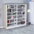 Double Column and Double Side Metal Book Shelf 4