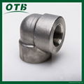 Forged pipe fitting 304 Threaded female elbow 3000lbs 1