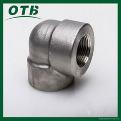 Forged pipe fitting 304 Threaded female elbow 3000lbs