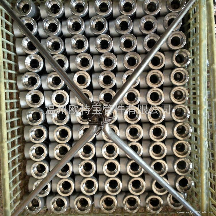 forged fittings stainless steel carbon steel socket-weld tee 2