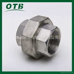 forged fittings female threaded union stainless steel carbon steel 