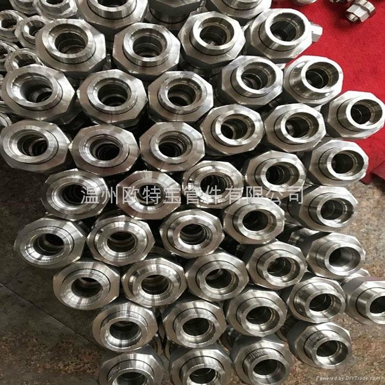 forged fittings stainless steel/carbon steel socket-weld union 3000lbs 4