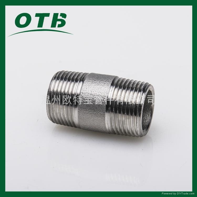 forged fittingsss/cs  two threaded pipe nipple end NPT/RC/BSP
