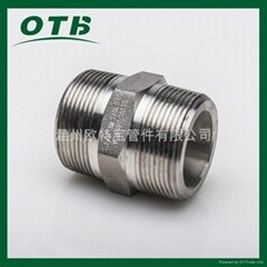 forged fittings stainless steel/carbon steel hex nipple