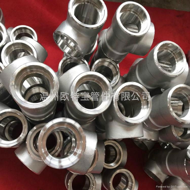 forged fittings stainless steel carbon steel socket-weld tee 4