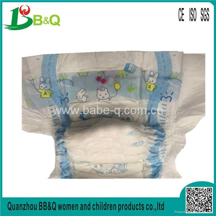 non-woven backsheet disposable baby diaper manufacturer 5
