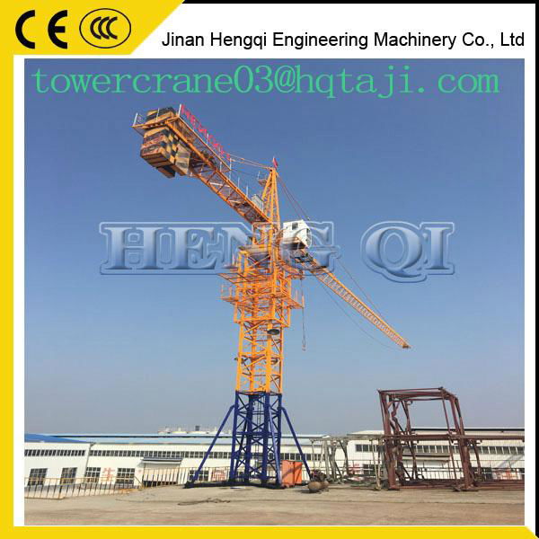 Newly top quality  grade   tower crane with nice looking   from  Jinan Hengqi  2
