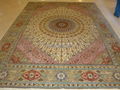 antique silk carpet,european design silk carpet 3