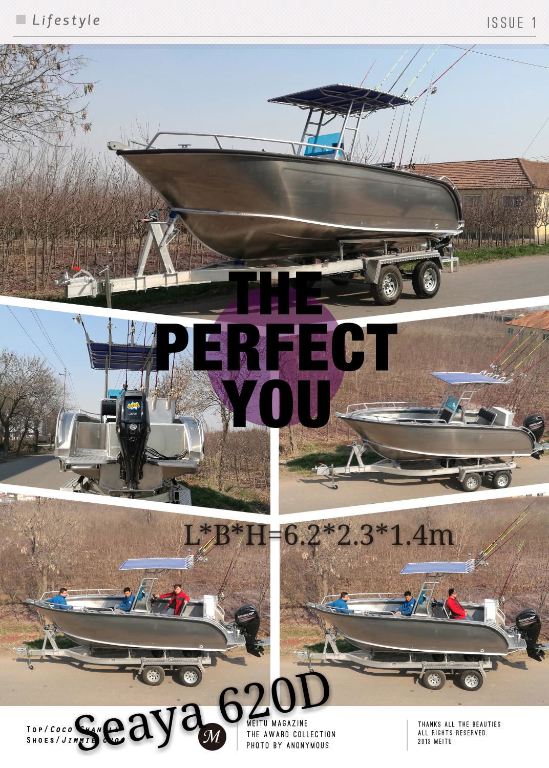 Luxury Aluminum boat 620D 2