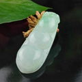 100% Natural Certificate Jadeite Jade Necklace Pendant Grade A  1