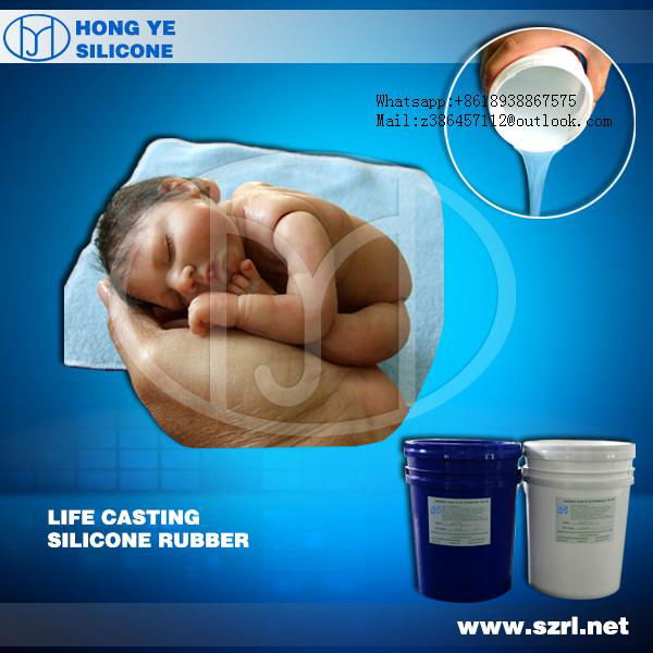 HY-Y820 Lifecasting liquid silicone 5