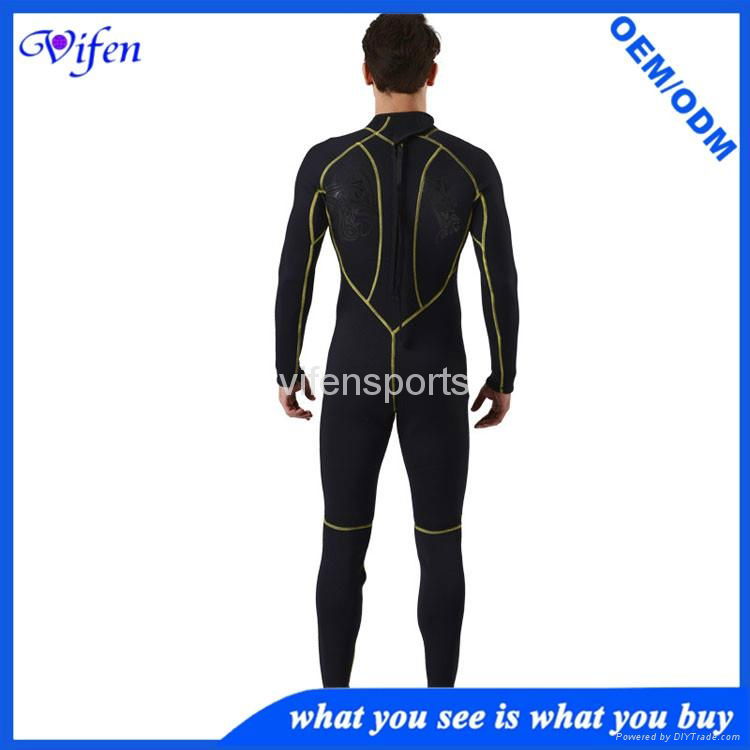 Classic mens 3mm scuba surfing wetsuit diving wetsuit 4