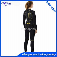 cold water suit 5mm fleece nylon women custom wetsuits scuba diving wholesale