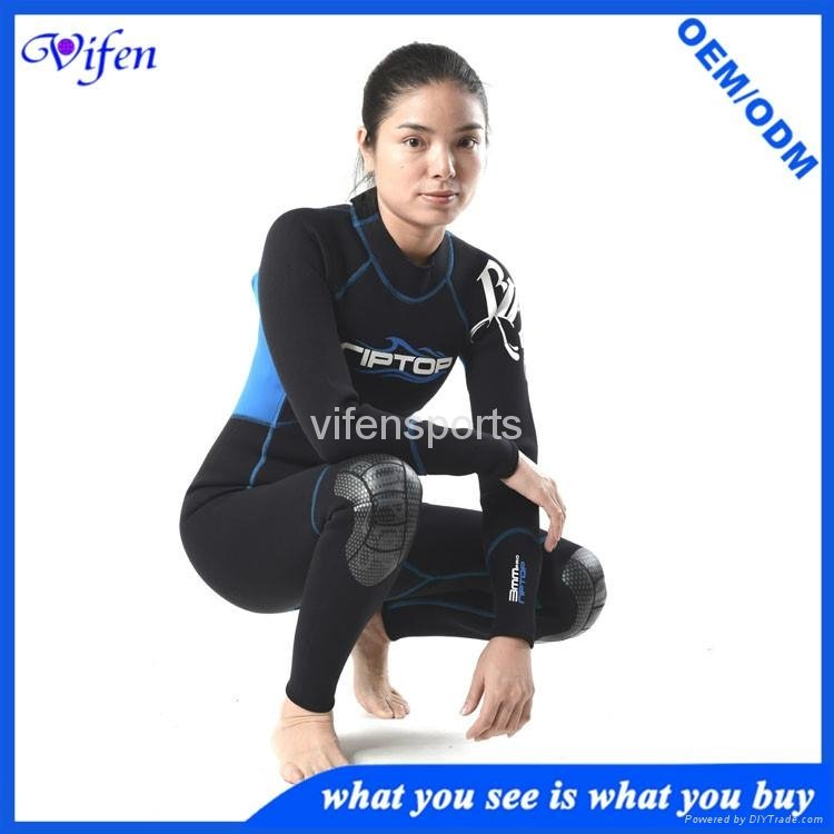 3mm scr dive suit wear resistance warm keeper wetsuits with knee printing wholes 3