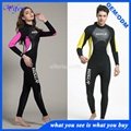 pink black women's diving wetsuits long sleeve wetsuit 5