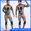 3mm camo mens wetsuits diving suit four style 3