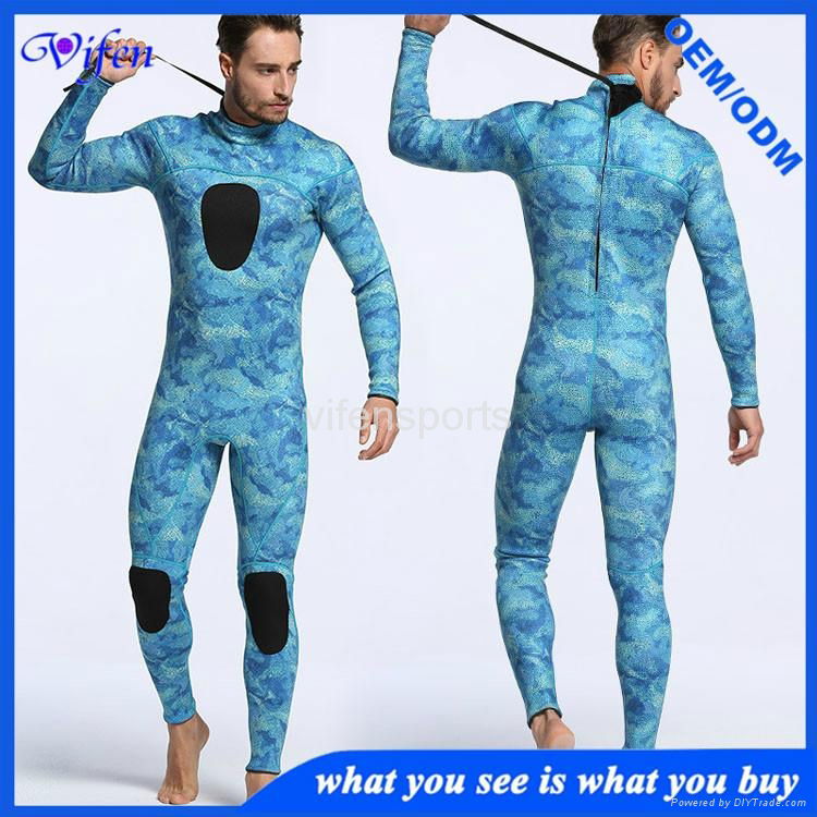 3mm camo mens wetsuits diving suit four style 4