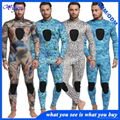 3mm camo mens wetsuits diving suit four