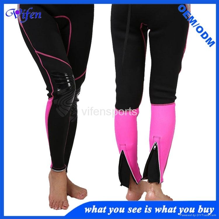 manufacturer neoprene rubber suit women wetsuits scuba back zipper fashion pink  4
